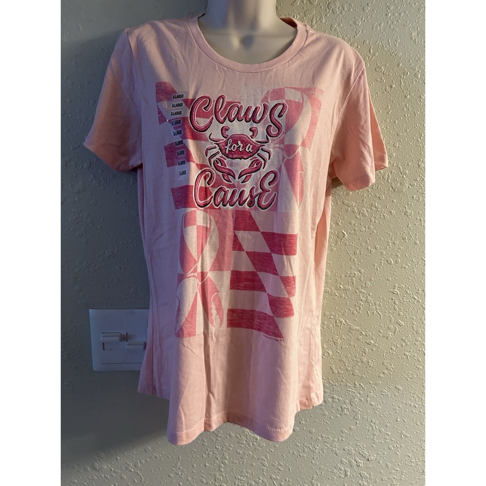 New Xl Maryland Cancer Support Tee #26*8